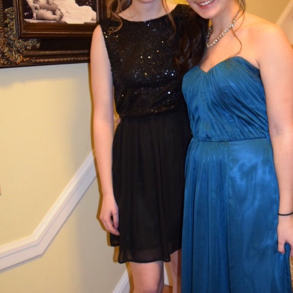 Black Sequin Dress - Picture 1 of 3
